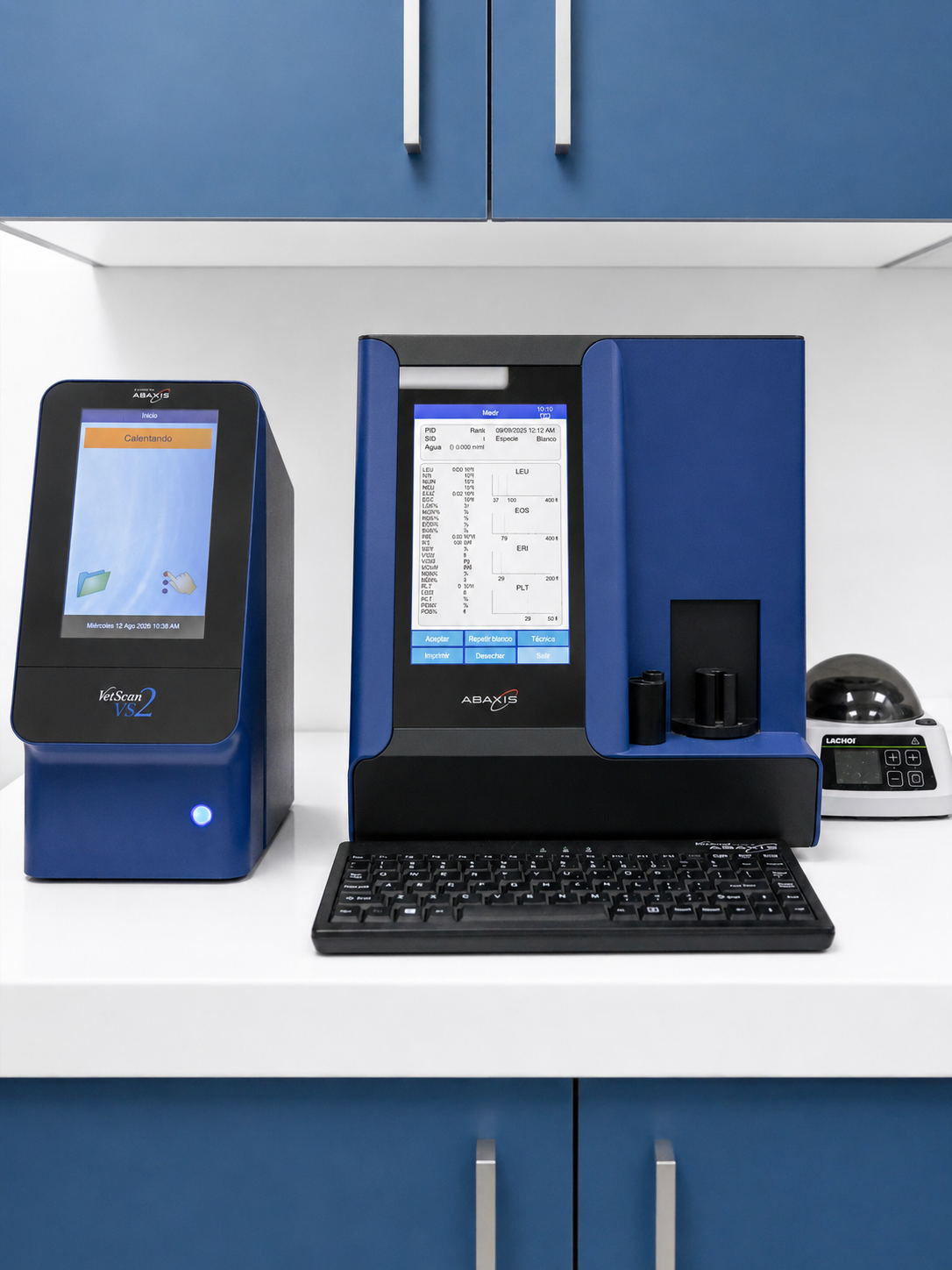 Equipo de laboratorio veterinario Abaxis en Zooteca